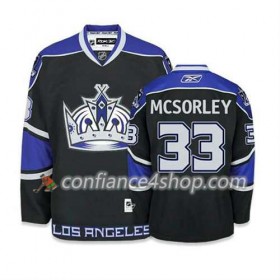 Reebok Maillot de Hockey Los Angeles Kings Marty Mcsorley #33 Premier Third Noir - Femme