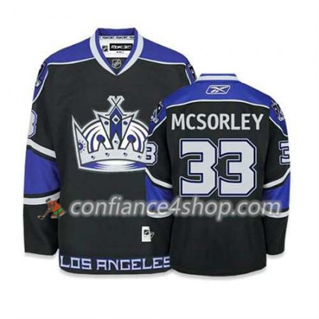 Reebok Maillot de Hockey Los Angeles Kings Marty Mcsorley #33 Premier Third Noir - Femme