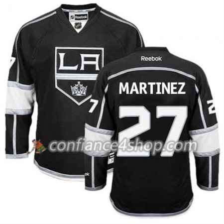 Reebok Maillot de Hockey Los Angeles Kings Alec Martinez #27 Domicile Noir - Homme