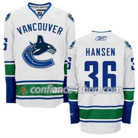 Reebok Maillot de Hockey Vancouver Canucks Jannik Hansen #36 Extérieur blanc - Homme