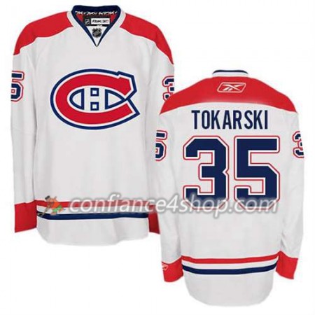 Reebok Maillot de Hockey Montreal Canadiens Dustin Tokarski #35 Extérieur blanc - Homme