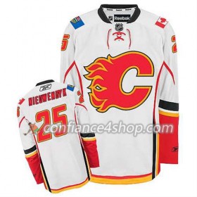 Reebok Maillot de Hockey Calgary Flames Joe Nieuwendyk #25 Extérieur blanc - Homme