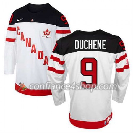 Maillot de Hockey Premier Olympic-Canada Team Matt Duchene #9 100th Anniversary blanc - Homme