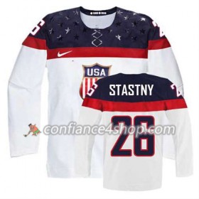 Maillot de Hockey Premier Olympic-USA Team Paul Stastny #26 Domicile blanc - Homme