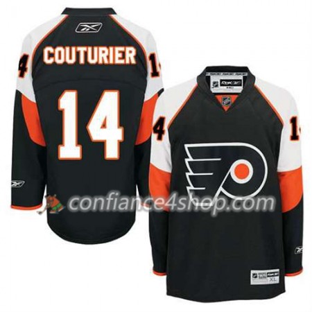Reebok Maillot de Hockey Philadelphia Flyers Sean Couturier #14 Third Noir - Homme