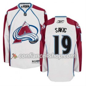 Reebok Maillot de Hockey Colorado Avalanche Joe Sakic #19 Extérieur blanc - Homme
