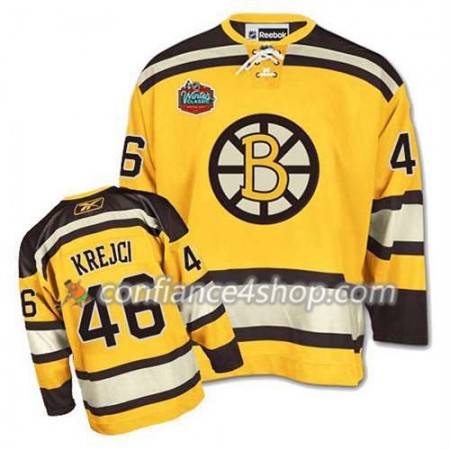 Reebok Maillot de Hockey Boston Bruins David Krejci #46 Winter Classic Or - Homme