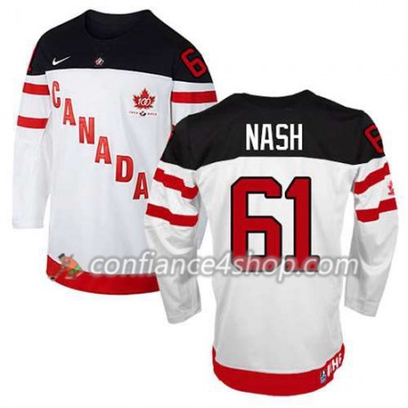Maillot de Hockey Premier Olympic-Canada Team Rick Nash #61 100th Anniversary blanc - Homme