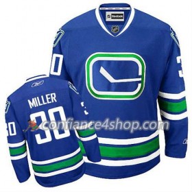 Reebok Maillot de Hockey Vancouver Canucks Ryan Miller #30 Third Bleu royal - Homme