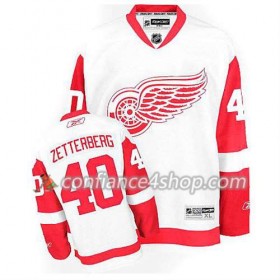Reebok Maillot de Hockey Detroit Red Wings Henrik Zetterberg #40 Extérieur blanc - Homme