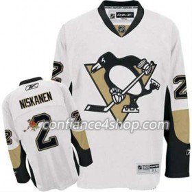 Reebok Maillot de Hockey Pittsburgh Penguins Matt Niskanen 2 Blanc Extérieur - Homme