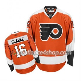 Reebok Maillot de Hockey Philadelphia Flyers Bobby Clarke #16 Domicile Orange - Homme