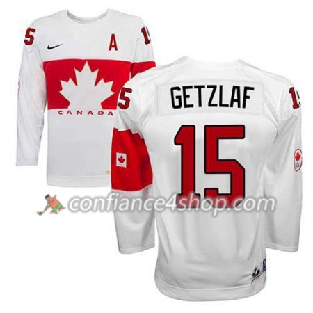 Maillot de Hockey Premier Olympic-Canada Team Ryan Getzlaf #15 Domicile blanc - Homme