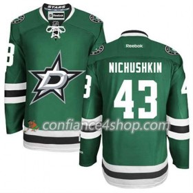 Reebok Maillot de Hockey Dallas Stars Valeri Nichushkin #43 Domicile Noir - Homme