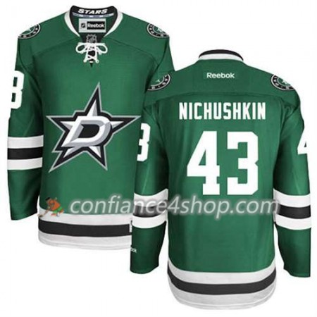 Reebok Maillot de Hockey Dallas Stars Valeri Nichushkin #43 Domicile Noir - Homme