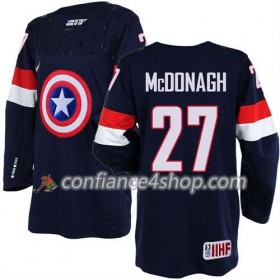 Maillot de Hockey Premier Olympic-USA Team Ryan McDonagh #27 Navy - Homme