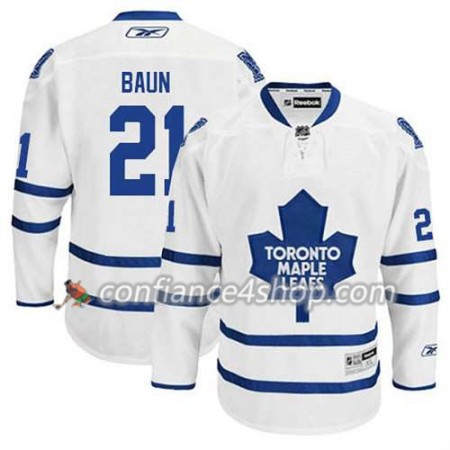 Reebok Maillot de Hockey Toronto Maple Leafs Bobby Baun #21 Extérieur blanc - Homme