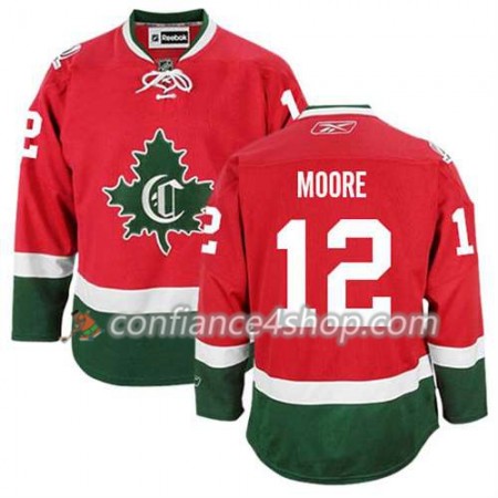 Reebok Maillot de Hockey Montreal Canadiens Dickie Moore 12 Third rouge - Homme