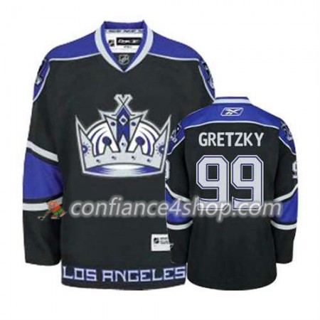 Reebok Maillot de Hockey Los Angeles Kings Wayne Gretzky #99 Premier Third Noir - Femme