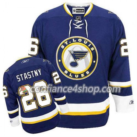 Reebok Maillot de Hockey St. Louis Blues Paul Stastny #26 Third Bleu marin - Homme