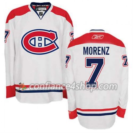 Reebok Maillot de Hockey Montreal Canadiens Howie Morenz #7 Extérieur blanc - Homme