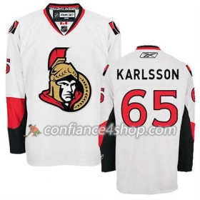 Reebok Maillot de Hockey Ottawa Senators Erik Karlsson #65 Extérieur blanc - Homme