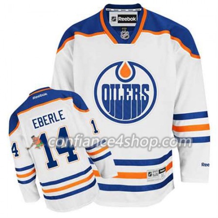 Reebok Maillot de Hockey Edmonton Oilers Jordan Eberle #14 Extérieur blanc - Homme