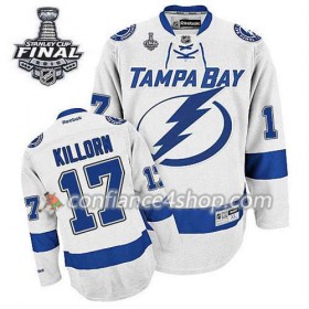 Maillot de Hockey Tampa Bay Lightning Alex Killorn #17 Extérieur blanc 2015 Stanley Cup - Homme