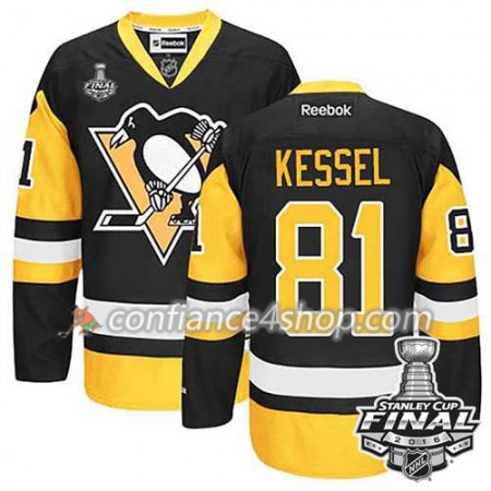 Reebok Maillot de Hockey Pittsburgh Penguins Phil Kessel #81 Third 2016 Stanley Cup - Homme
