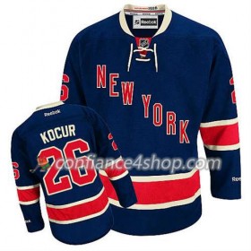 Reebok Maillot de Hockey New York Rangers Joe Kocur #26 Third Bleu marin - Homme