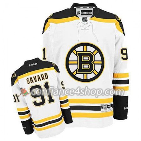 Reebok Maillot de Hockey Boston Bruins Marc Savard #91 Extérieur blanc - Homme