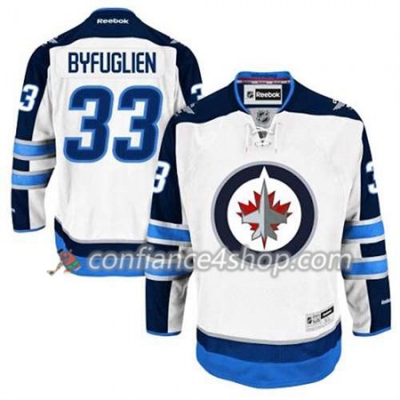 Reebok Maillot de Hockey Winnipeg Jets Dustin Byfuglien #33 Extérieur blanc - Homme