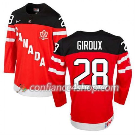 Maillot de Hockey Premier Olympic-Canada Team Claude Giroux #28 100th Anniversary rouge - Homme
