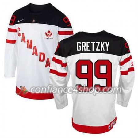 Maillot de Hockey Premier Olympic-Canada Team Wayne Gretzky #99 100th Anniversary blanc - Homme