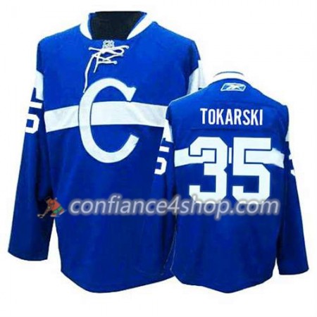Reebok Maillot de Hockey Montreal Canadiens Dustin Tokarski #35 Third Bleu - Homme