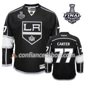Maillot de Hockey Los Angeles Kings Jarret Stoll #77 Domicile Noir 2014 Stanley Cup - Homme