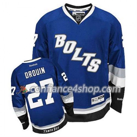 Reebok Maillot de Hockey Tampa Bay Lightning Jonathan Drouin #27 Third Bleu royal - Homme