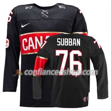Maillot de Hockey Premier Olympic-Canada Team P.K Subban #76 Third Noir - Homme