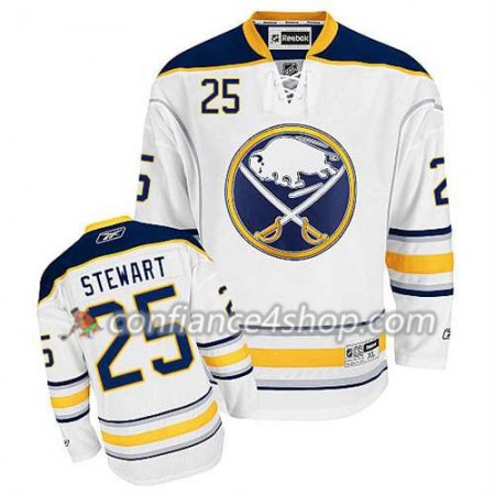 Reebok Maillot de Hockey Buffalo Sabres Chris Stewart #25 Extérieur blanc - Homme