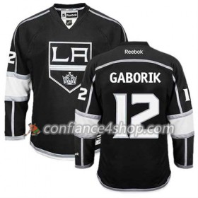 Reebok Maillot de Hockey Los Angeles Kings Marian Gaborik #12 Domicile Noir - Homme