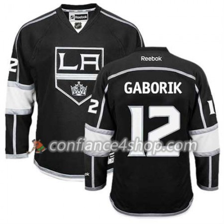 Reebok Maillot de Hockey Los Angeles Kings Marian Gaborik #12 Domicile Noir - Homme