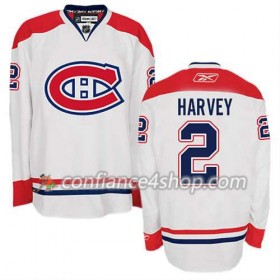Reebok Maillot de Hockey Montreal Canadiens Doug Harvey #2 Extérieur blanc - Homme