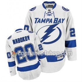 Reebok Maillot de Hockey Tampa Bay Lightning Evgeni Nabokov #20 Extérieur blanc - Homme