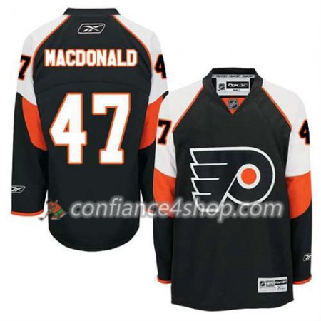 Reebok Maillot de Hockey Philadelphia Flyers Andrew MacDonald #47 Third Noir - Homme