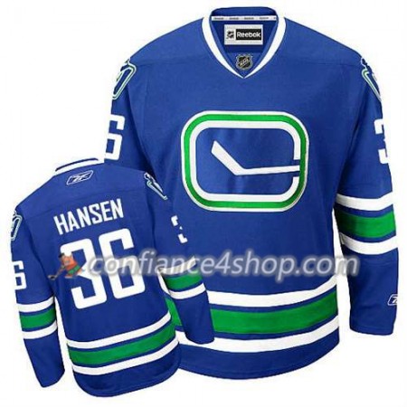 Reebok Maillot de Hockey Vancouver Canucks Jannik Hansen #36 Third Bleu royal - Homme