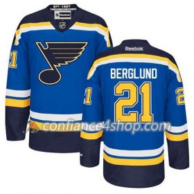 Reebok Maillot de Hockey St. Louis Blues Patrik Berglund #21 Domicile Bleu royal - Homme