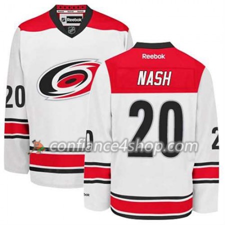 Reebok Maillot de Hockey Carolina Hurricanes Riley Nash #20 Extérieur blanc - Homme