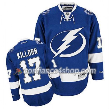 Reebok Maillot de Hockey Tampa Bay Lightning Alex Killorn #17 Domicile Bleu - Homme Reebok Maillot de Hockey Tampa Bay Lightning Alex Killorn #17 Domicile Bleu - Homme