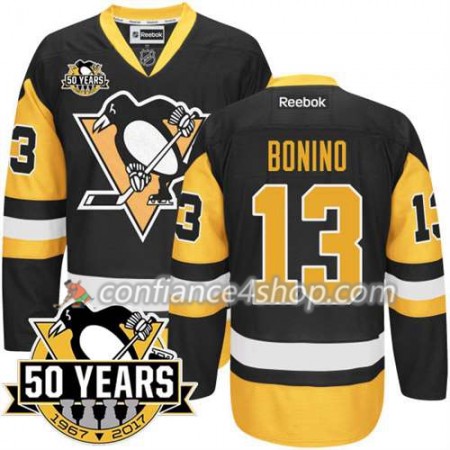 Reebok Maillot de Hockey Pittsburgh Penguins 2016 Stanley Cup Champions Nick Bonino #13 50th Anniversary - Homme
