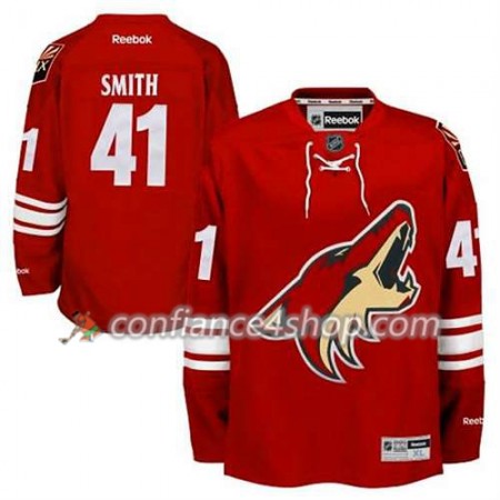 Reebok Maillot de Hockey Phoenix Coyotes Mike Smith 41 Noir Third - Homme